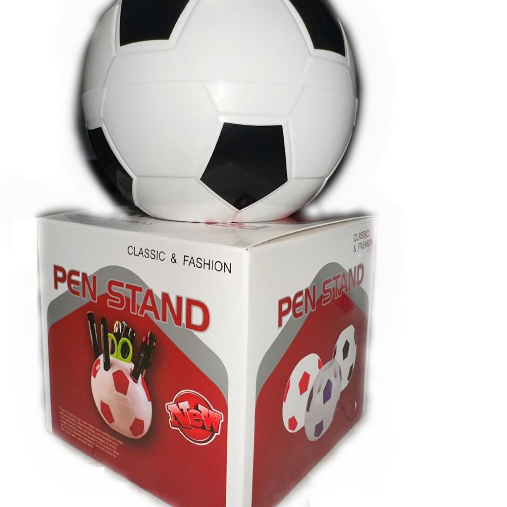 Multifunctional Football Design Plastic Pen Holder for Students