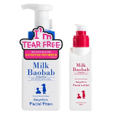 Baby & Kids Facial Foam 300ml + Lotion 100ml, 1 Set