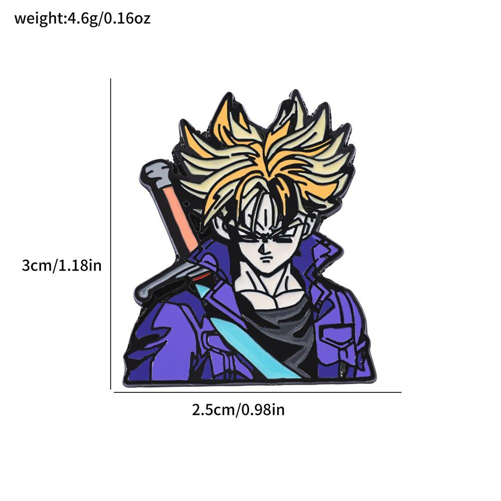 Японская анимация dragon ball металлическая значок Укун dragon ball сплав капельная брошь-булавка украшение