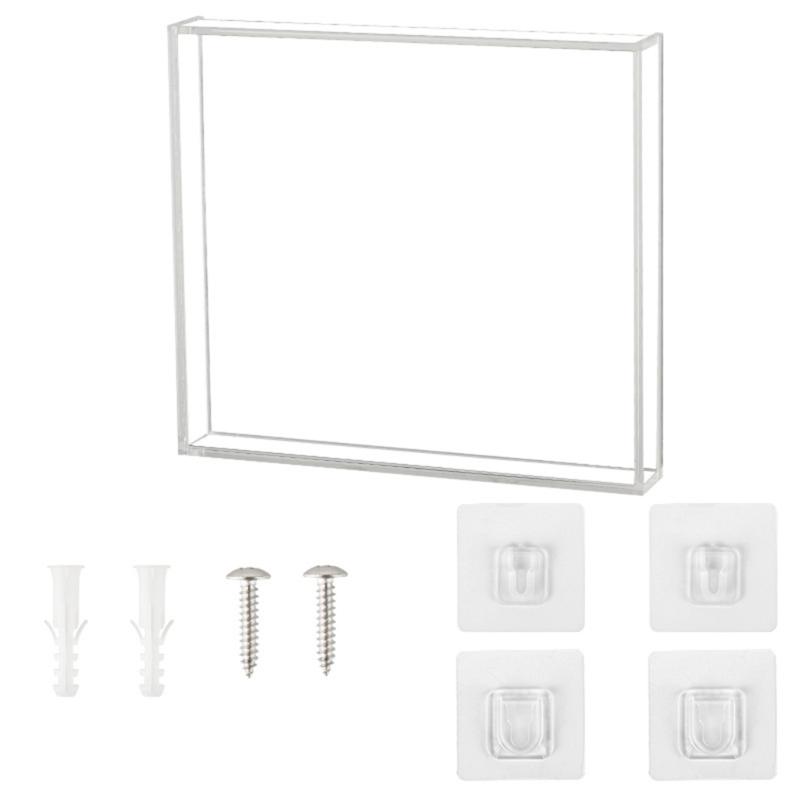 

Acrylic CDs Display Box Wall Mount Display Shelf CDs Case for Wall Display Standard CDs Case Protector Case Wall Hanger 1