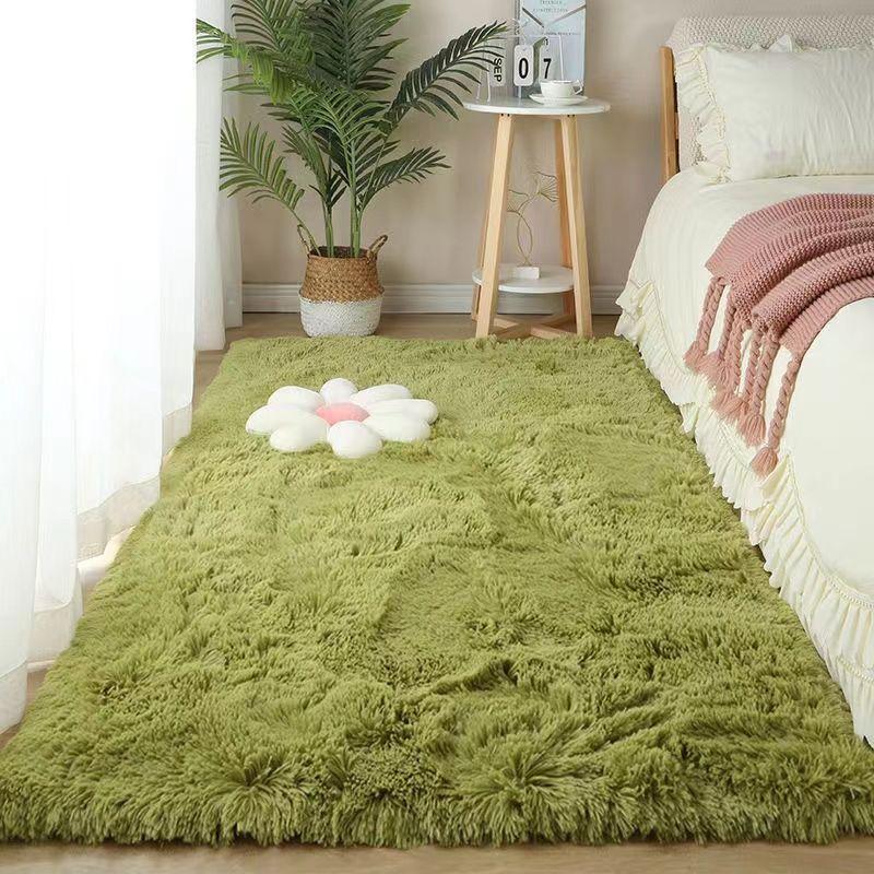 Alfombra Suave y Peluda para Sala de Estar, Alfombras Mullidas para Niños, Alfombra Grande de Área Beige de Felpa para Dormitorio, Habitación Infantil, Guardería, Decoración Moderna para el Hogar