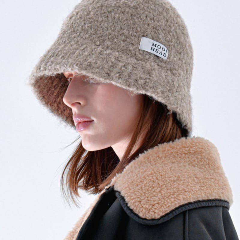 

MooiHead Cozy Bucket Wool Bucket Hat_4 Colors black