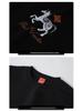 2026 Year of the Horse Color-Changing Embroidered Fleece Pullover - Trendy Round Neck Sweatshirt for Autumn/Winter