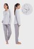 Women's Cotton Pajama Set Long Pants And Long Sleeve 5XL Vienetta Comfortable