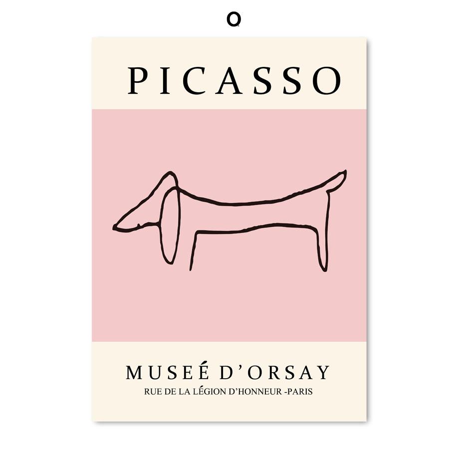 מאטיס אנדי וורהול פרפר בוטני ציור קנבס כחול באוהאוס אמנות קיר פוסטרים והדפסים לעיצוב סלון תמונות