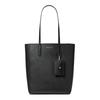 Vincent Logo Tarjetero Extraíble Bolso Tote de Cuero Bolso de Hombro Grande para Mujer Negro