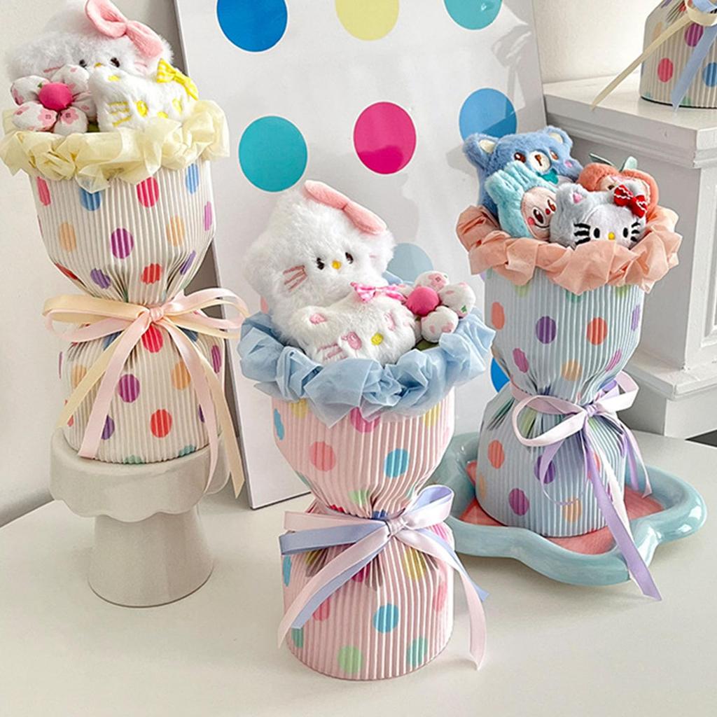 Cute Plush Bouquet, Approximately 26cm, Perfect As a Gift for Birthdays, Friends, Children, Anniversaries, Mother's Day, Weddings, Entrance