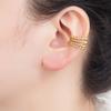 Nidin Creative Design Multilayer Ear Clip Cuff Earrings Delicate Fake Piercing Earrings For Women Trend Wedding Birthday Jewelry