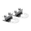 2 pièces Supports de lumière pour pastèque en acier inoxydable Pour cadre de camion Caractérisé par une conception à pince et un trou central de 1,5 pouce