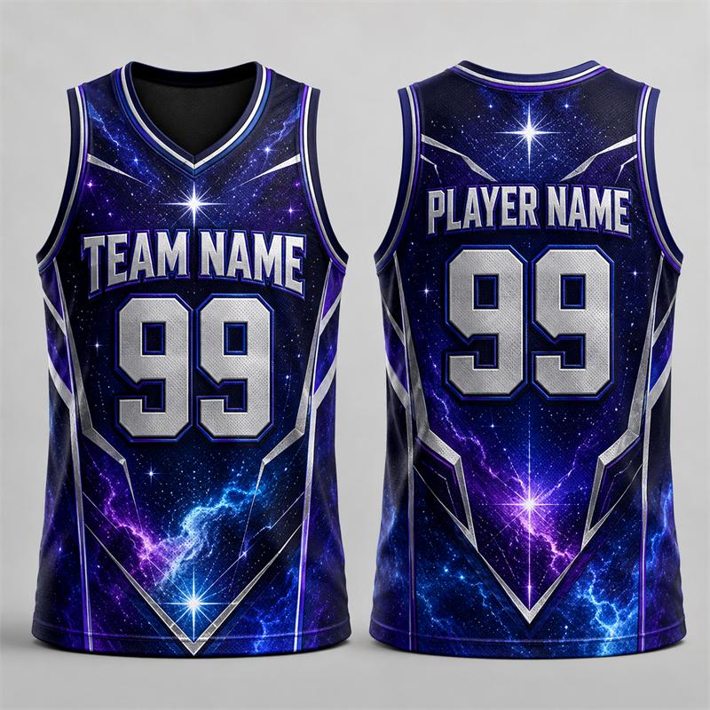 Basketball Jersey Summer 3D Printed Sports Vest Loose Quick Dry Team Uniforms