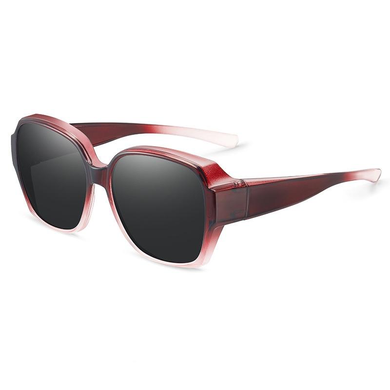 Sunglasses Stylish Square Shades Cover Sunglasses Anti-Glare Uv400 Goggles For Sun  Travel Sports