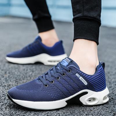 48 große Größe rutschfest verschleißfest fliegendes Strick atmungsaktiv Sportschuhe Luftpolster Dämpfung Allround Reise Laufschuhe