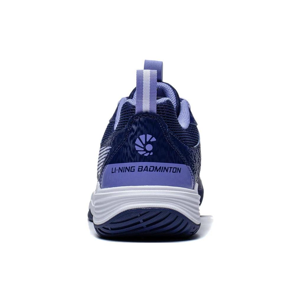 Li Ning Ace Comfortable Slip Resistant, Abrasion Resistant, Breathable Low top Badminton Shoes Unisex Navy AYTT001-1