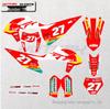 Compatible Decals for 19-22 KTM SX250F EXC, Kaixi Hengjian, Bosuer X6, Mingfu Off-Road Motorcycles