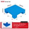 Warehouse Grid Plastic Pallet: Thickened Moisture-Proof Single-Sided Floor Mat for Logistics.