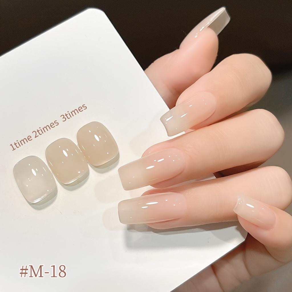 Ice Transparent Nude Jelly Gel Nail Polish Pink Nails White Nails Gel Polish Manicure Nail Art Varnish