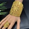 24K Gold Plated Bridal Bracelet for Women - Dubai and India Wedding Jewelry