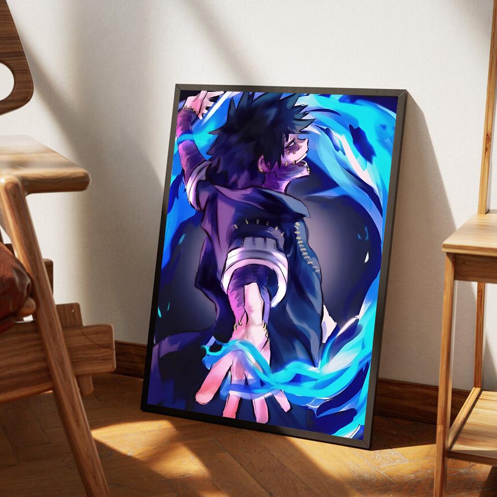 Boku No Hero Academia Aizawa Shouta Dabi Self-adhesive Art Poster Whitepaper Prints Posters Artwork Aesthetic Art Wall Painting