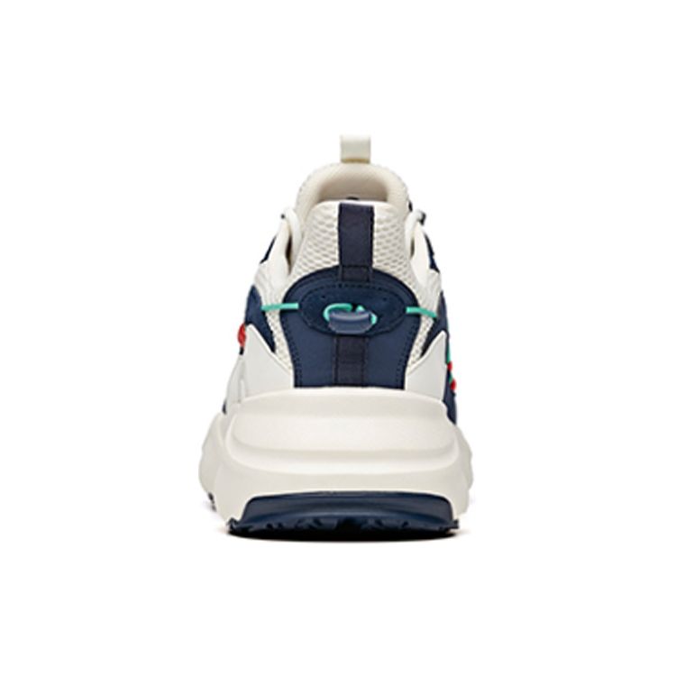Anta Training Series Non-Slip Shock Absorption Low-Top Training Shoes Men Sneakers White Blue 112037766R-4