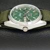 JAPAN SEIKO 5 AUTOMATIC MENS 6309A REFURBISHED GREEN COLOR DIAL WATCH a440307-4 Sk-a440307