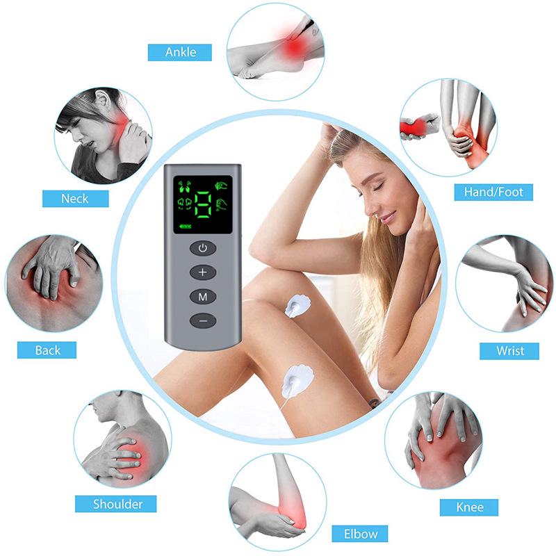 Portable EMS Pulse TENS Massage Gloves for Beauty and Physiotherapy