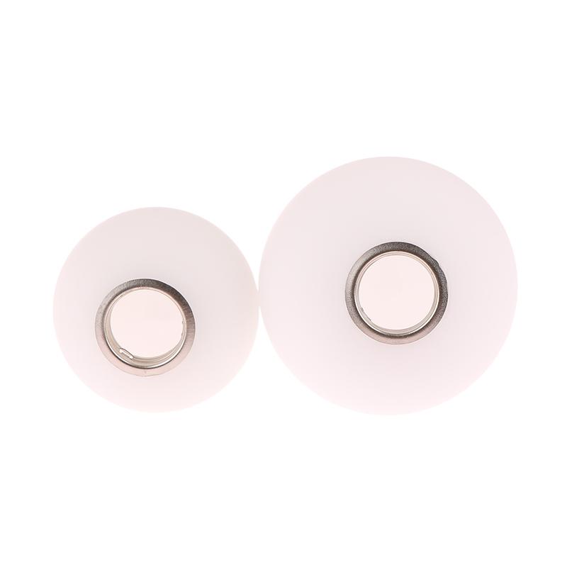 Weißer Lampenschirm aus Glas für E14/E27-Glühbirne, Öffnungszubehör, Ersatzglobus oder Lampenschirm aus Glas