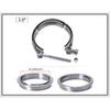 2.5" 3.0" V Band Exhaust Clamp Exhaust Male And Female Flange Vband Clamp V-Band Muffler Clamp 63mm 76mm