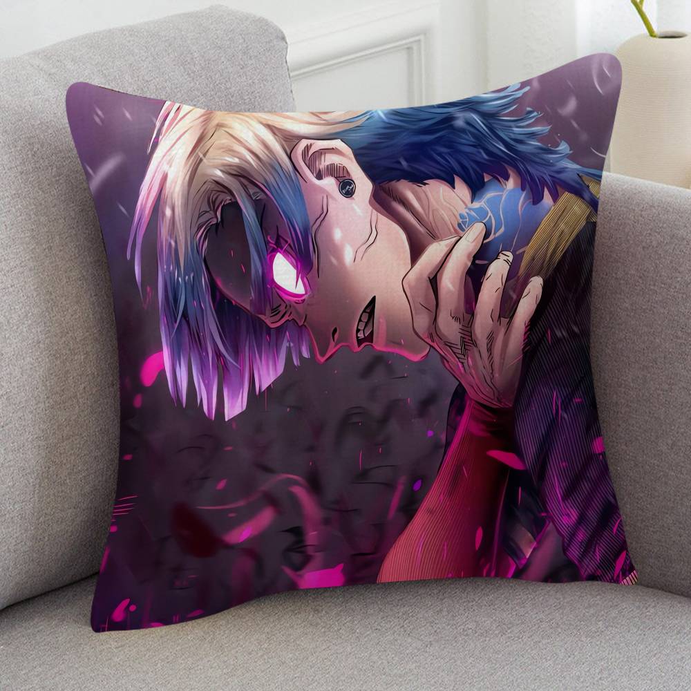 Anime Blue Lock Pillow Case Soft Double Sided Print Sofa Cushion Cover Throw Pillow Covers