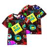 Geometry Dash Anime Printed T-shirt Men Women Casual Round Neck Short-sleeved Kid Funny Trendy Unisex Tees Tops