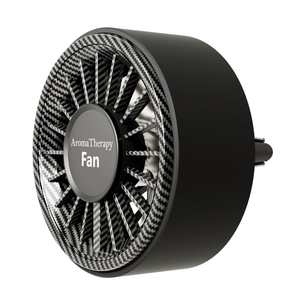FC9 Car Aromatherapy Fan Mini Car Vent Fan USB Car Fan For Air Vent Portable With Colorful Light Scent Decoration For Truck RV