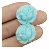 Pastel Color Rose Flower Flatback Resin Cabochon Scrapbooking Hair Accessories DIY Phone Case Decoration Craft