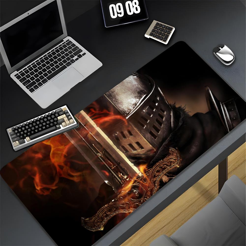 Dark Souls Mouse Pad XXL Gamer Gaming PC Computer Otaku Locking Edge DIY Customized Photo Laptop Notebook Desk Mat