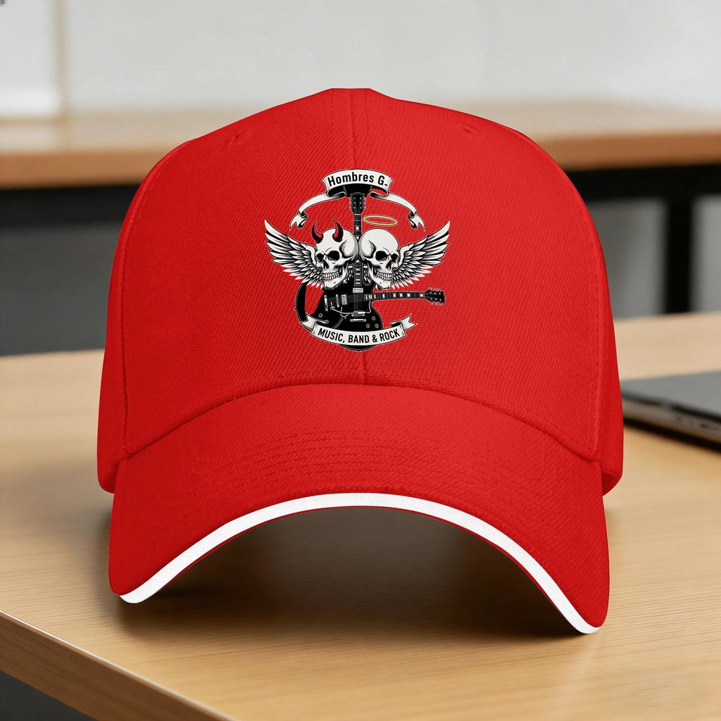 Spring Hombres G Band Skulls Baseball Cap Outdoor Gym Trendy Design Sun Trucker Hat Men Adult Breathable Snapback Cap