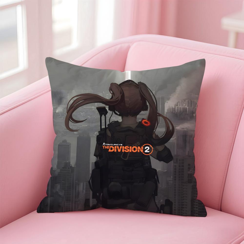 Чехол на подушку Tom Clancy s The Division Удобный двусторонний чехол для подушки Идеально подходит для автомобиля, дивана, спальни и многого другого 30cmx30cm