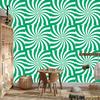 Hippie Wallpaper Sea and White Background for Living Room and Bedroom 50x1000