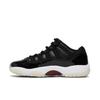 Air Jordan 11 Retro Low Grade School '72-10' (Unisex) Black / Gym Red / White / Sail Kids' Basketball Shoes 528896 001