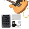 301 Tonabnehmer 4-Band Akustikgitarren-Tonabnehmer mit Stimmgerät Doppelmodell Gitarren-Vorverstärker Stimmgerät Piezo-Tonabnehmer Gitarrenzubehör