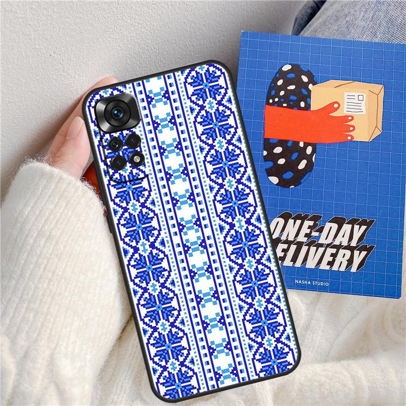 Ukrainian Pattern Funda For Xiaomi Redmi Note 11 9 10 12 13 14 Pro 9S 10S 11S 12S Redmi 13C 10C 12C 14C Case