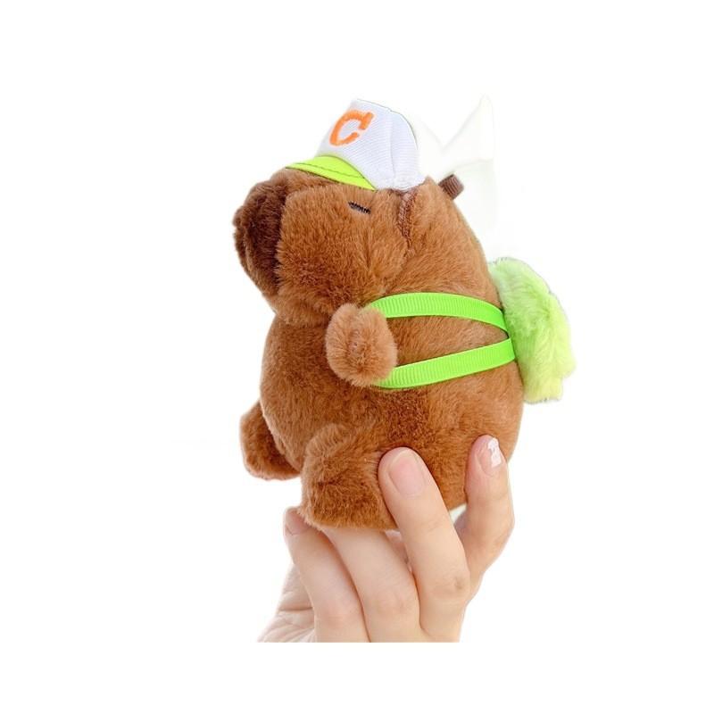 Cute And Soft Capybara Plush Keyring Animal Figure Perfect For Keychains And Gifts