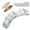 Boat Cover Oxford Cloth Kayak Canoe Boat Waterproof Ultraviolet Resistant Dust Cover Shield Silver 4.1‑4.5m