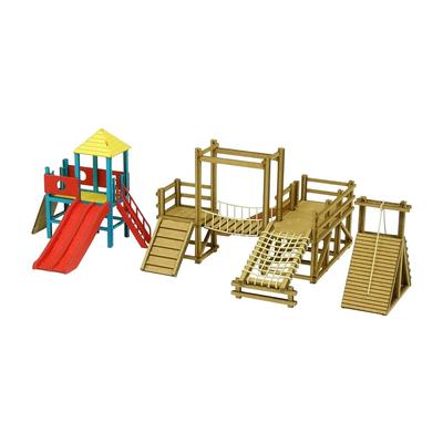 Sankei Nostalgic Diorama Series Athletic Playground Equipment Paper Craft 1/150 MP03-111
