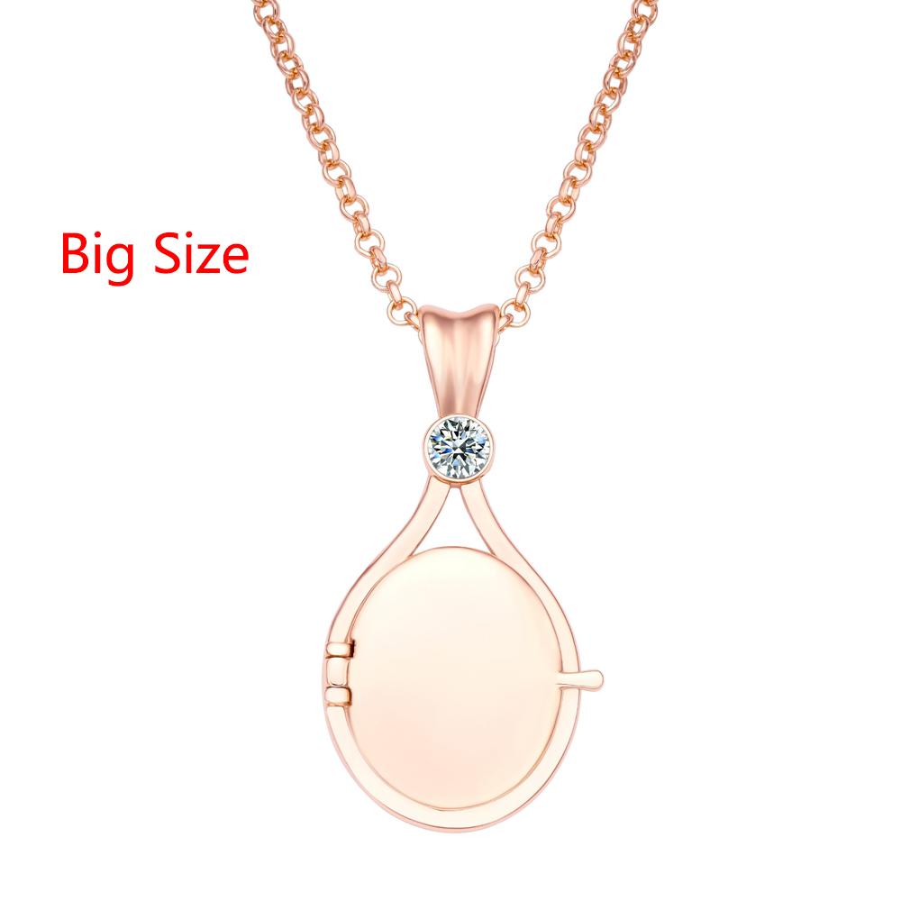 H2O Locket Pendant Necklace Mermaid Silver Color with Crystal Just Add Water Necklaces TV Movies Jewelry for Women Girls