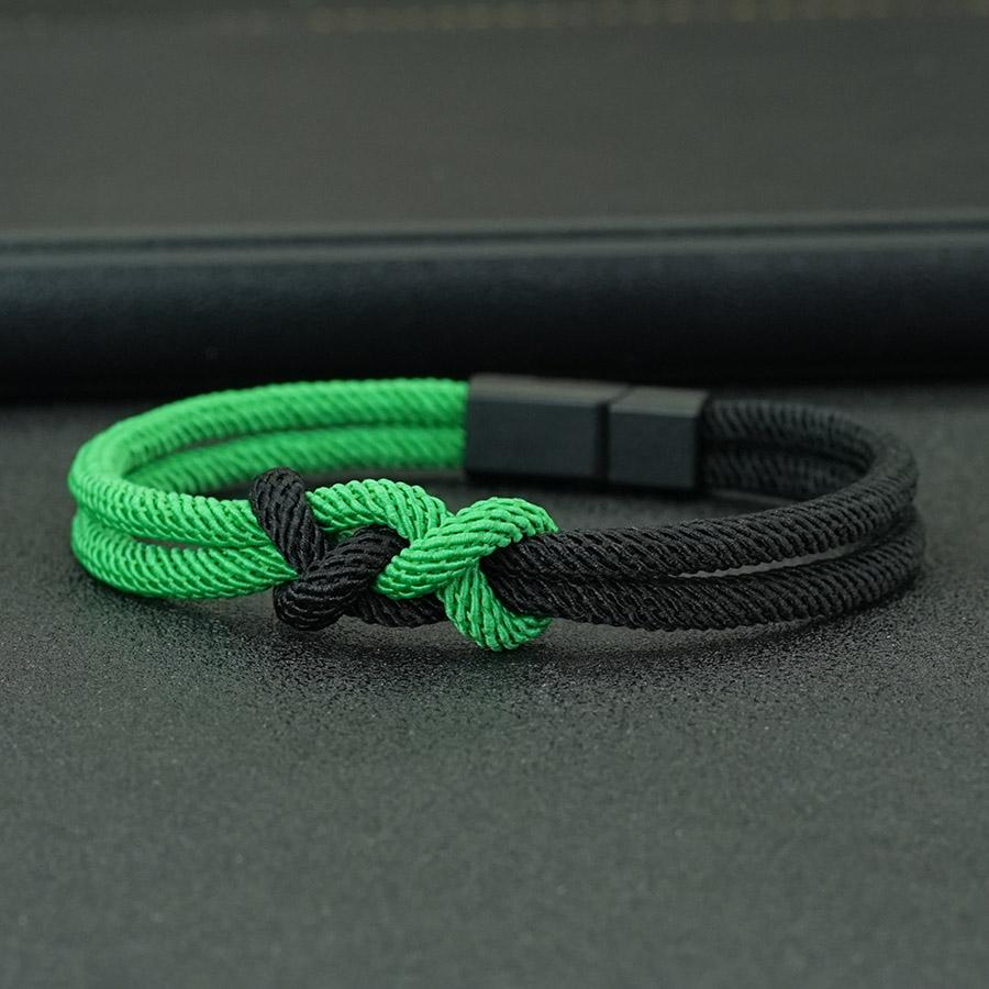 Fashion Special Knot Charm Bracelet For Men 7 Sets Of Clashing Color Designs Grade A 4mm Cord No Deformation No Fading Braslet