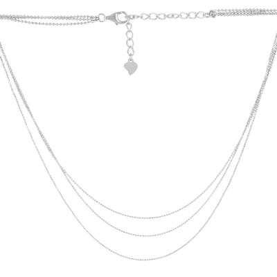 Silver Necklace Without Stones (2102809) 3.9 Gr. 925 Standard