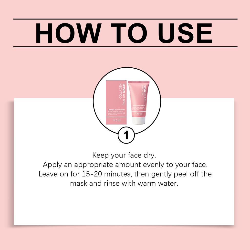 Collagen Night Mask, Peeling Mask, Hydrolyzed Collagen, Glassy Skin, Hydrating And Moisturizing