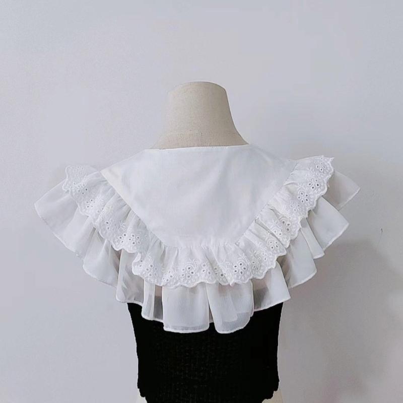 Colletto Falso Staccabile Accessorio per Camicetta da Ragazza per Felpa con Cappuccio Maglione e Vestito per Donna Ragazza Colletto Mezza Camicia