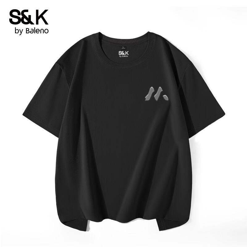 Повседневная футболка Baleno серии S&K из чистого хлопка XL