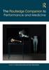 The The Routledge Companion To Performance and Medicine Book