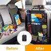 Organizzatori Universali per Schienale Sedile Auto con Tasche Multiple in Tessuto Oxford Impermeabile per Soluzione di Stoccaggio per Viaggi in Famiglia
