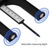 Digital Depth Gauge Height Gauge with LCD Display Woodworking Tool for Router